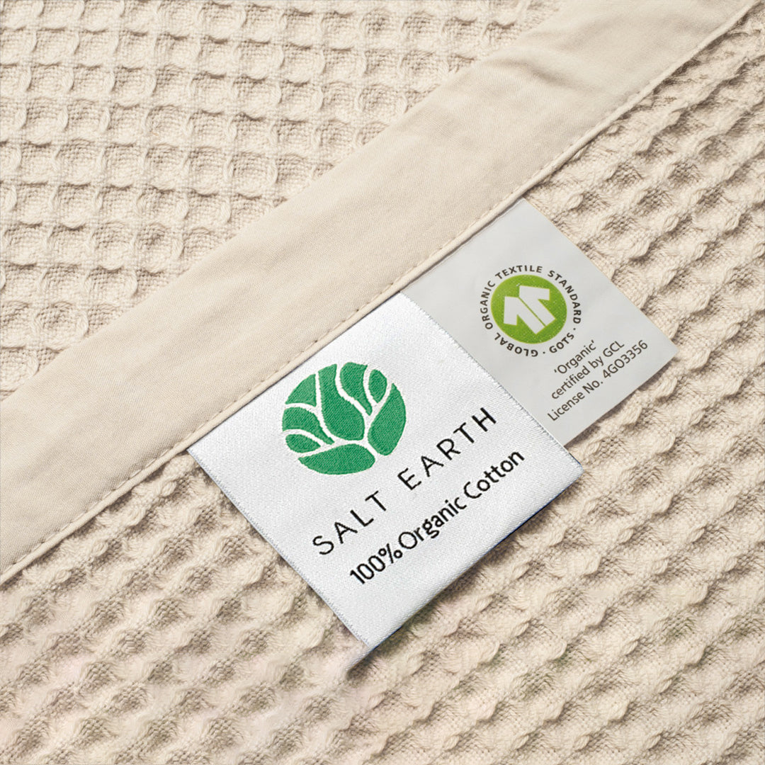 Salt Earth Waffle Blanket - Thumbnail 2