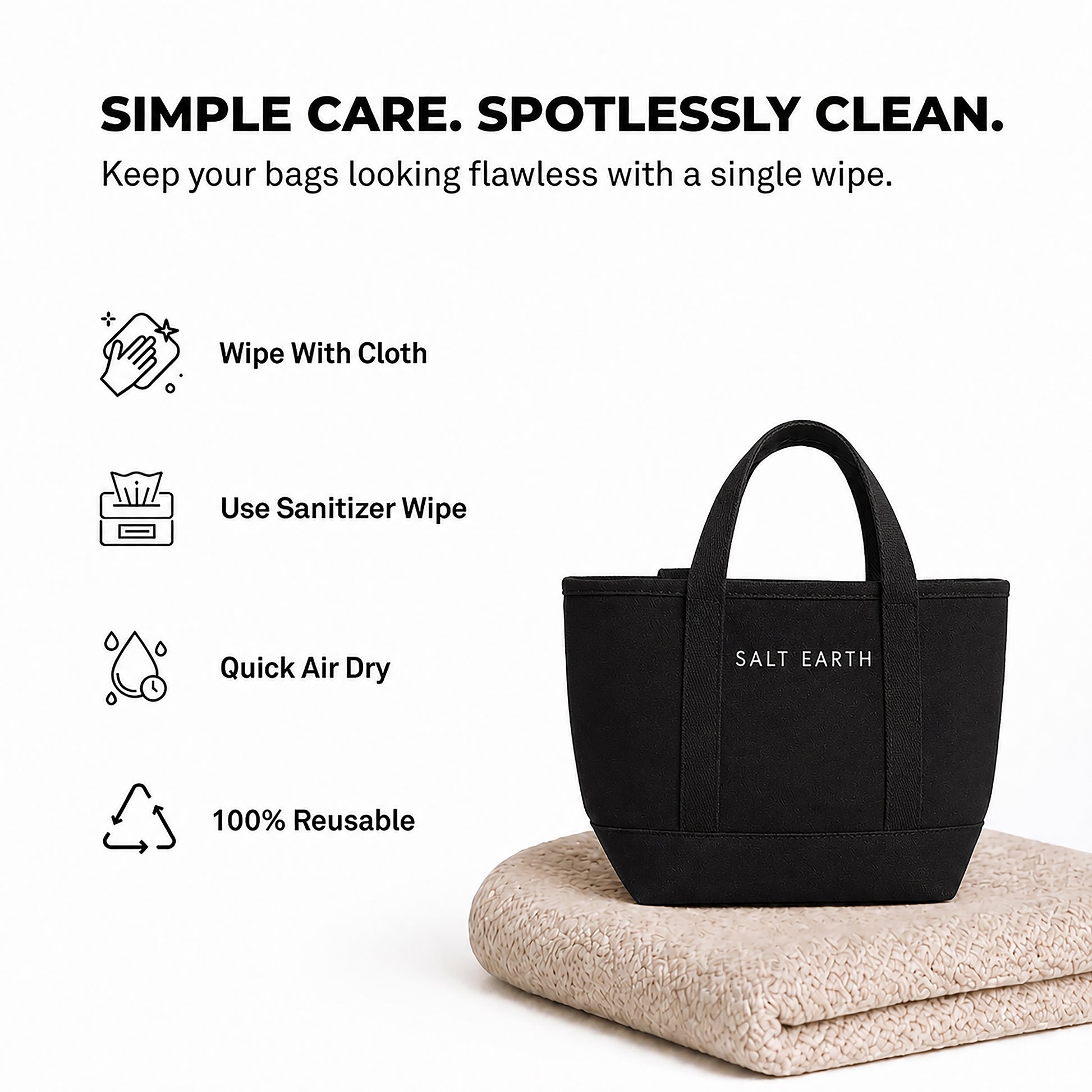 Trio Tote Black