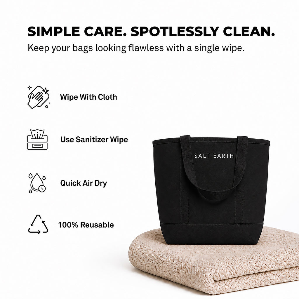 Trio Tote Black Pack of 3 Medium
